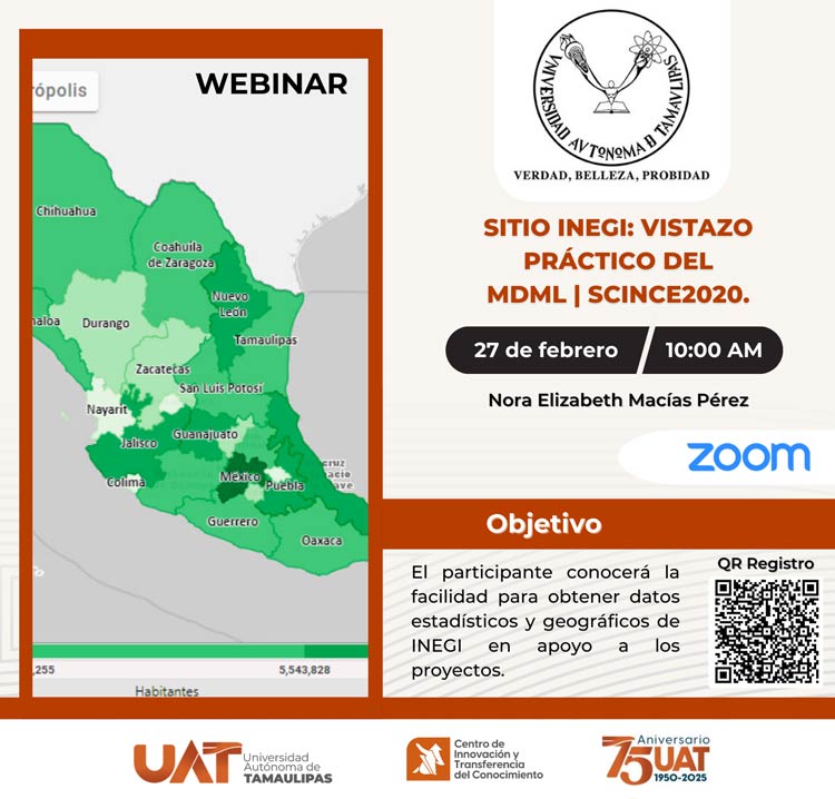 Sitio INEGI. Vistazo práctico del MDML - SCINCE 2020